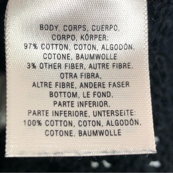 KNITTED and knotted by Anthropologie, black & white stripe, loose knit, sweater - Picture 5 of 11